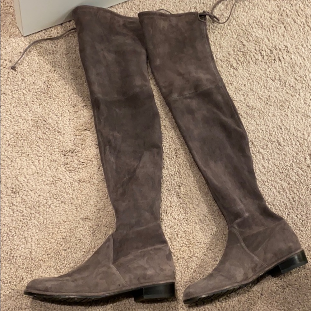 Stuart Weitzman OTK Lowland Boot in Londra Suede